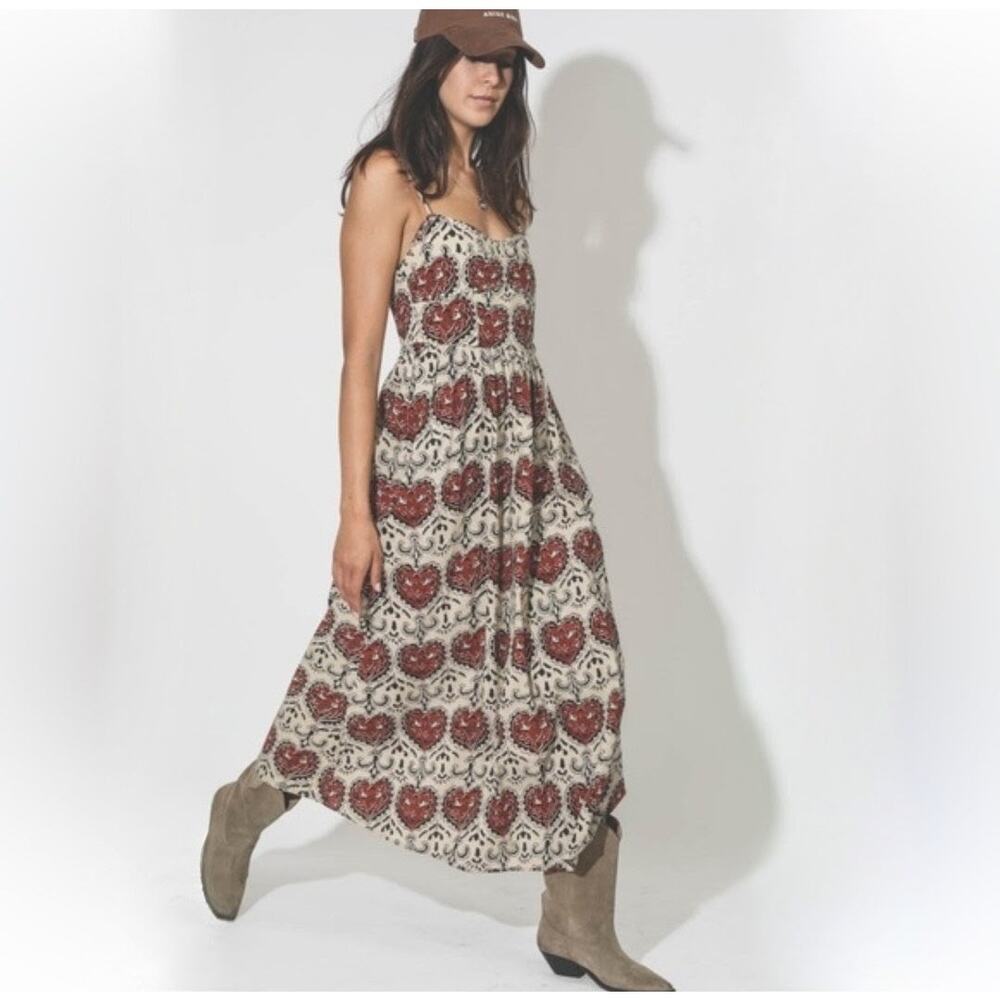 NWT Alix of Bohemia Autumn Bleeding Heart Dress Size Large